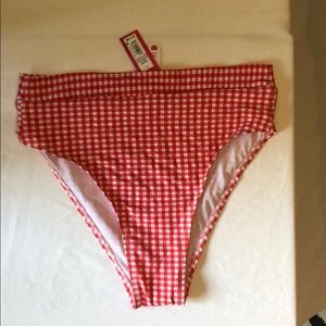 Xhilaration high wasted gingham bathing suit.